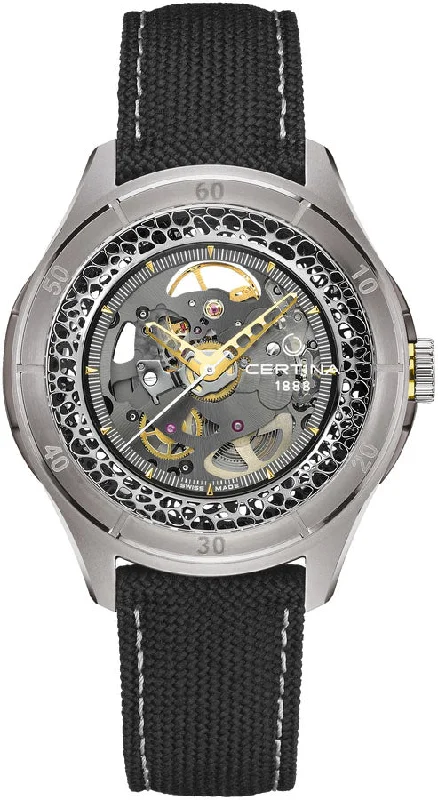men's mechanical watches with moon phase design -Certina DS Skeleton Limited Edition