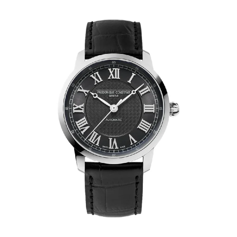men's pilot watches with vibration alert design -Classics Premiere Black