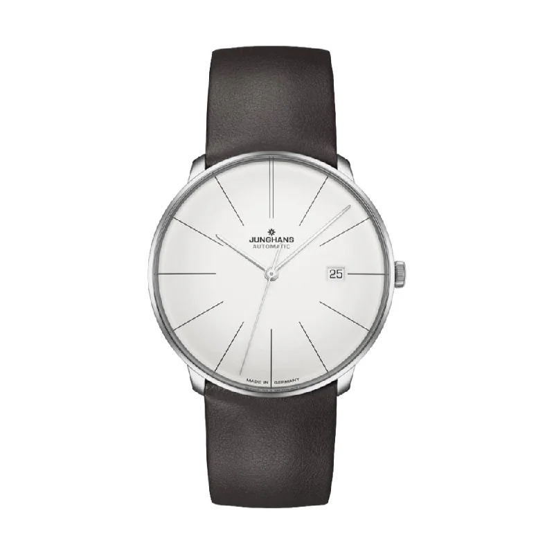 men's pilot watches for sailing -Meister fein Automatic Matt Silver