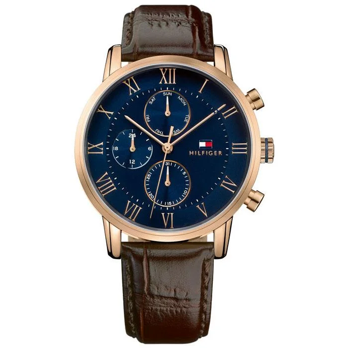 Men's Small Size Design Dress Watches-Tommy Hilfiger 1791399 Men's Kane Blue Watch Men's Small Size Design Dress Watches-Tommy Hilfiger 1791399 Men's Kane Blue Watch