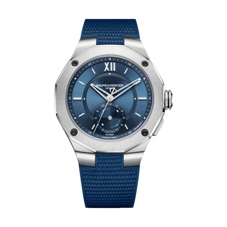 men's GMT watches with water-resistant style design -Riviera 10761 Tideograph 43mm Limited Edition men's GMT watches with water-resistant style design -Riviera 10761 Tideograph 43mm Limited Edition