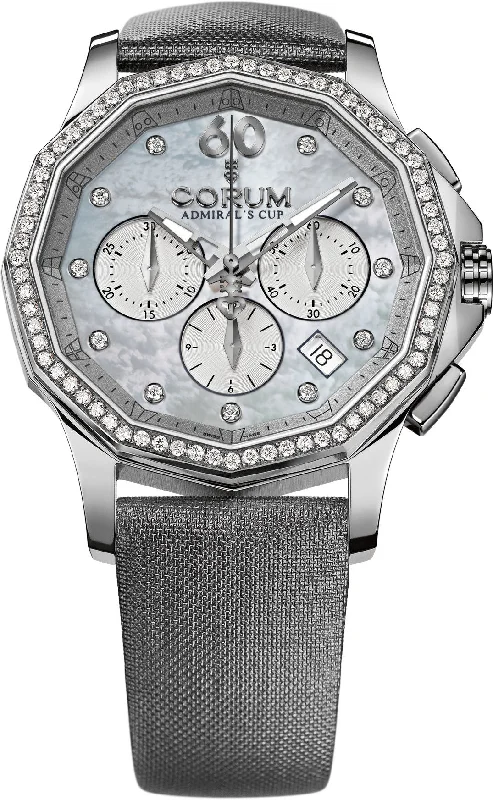 affordable women's Corum watches -Corum Watch Admirals Cup Legend 38 Chronograph