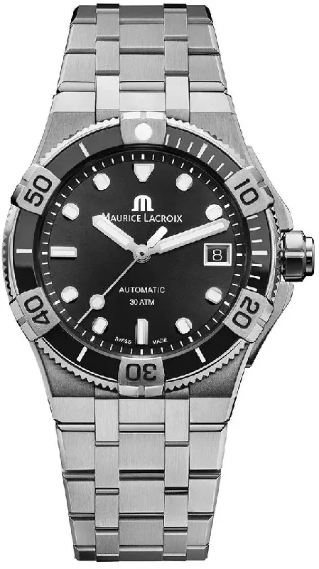 men's mechanical watches with timer display function -Maurice Lacroix Aikon Venturer 38mm