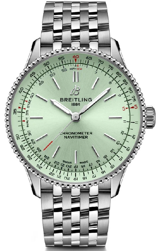 men's mechanical watches with manual display -Breitling Navitimer 36 Automatic