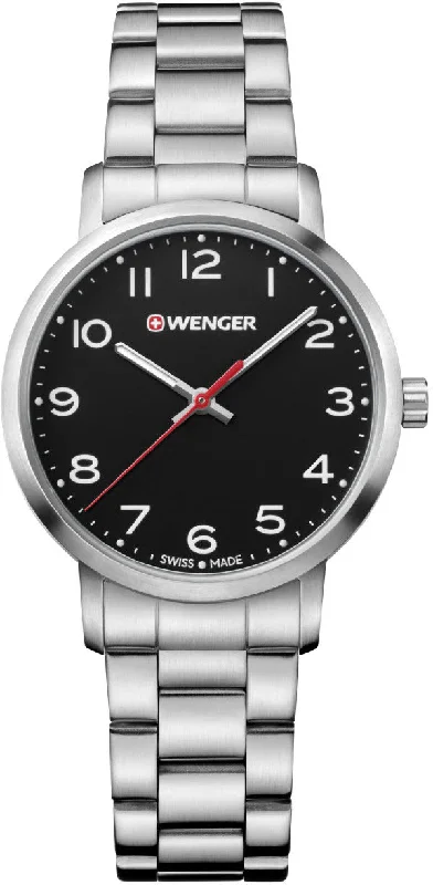 women's mechanical watches with logo engraving design -Wenger Watch Avenue D