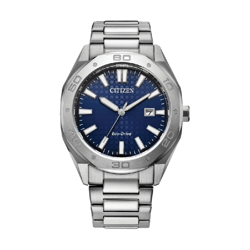 men's pilot watches with canvas style straps -Weekender Sport Blue Dial