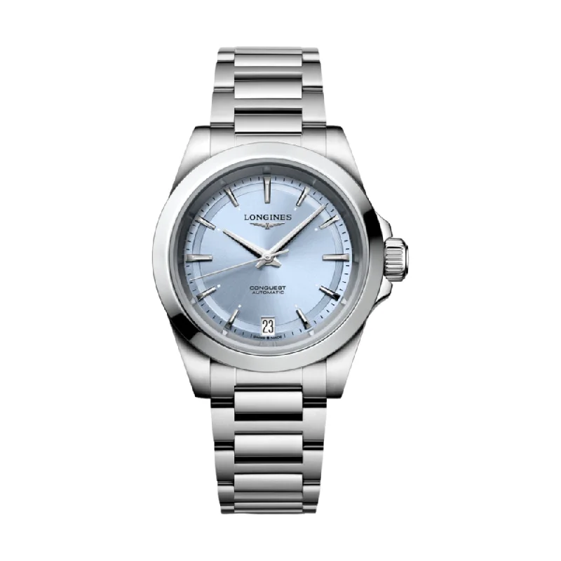 men's dive watches for kayaking -Conquest 34mm Sunray Blue