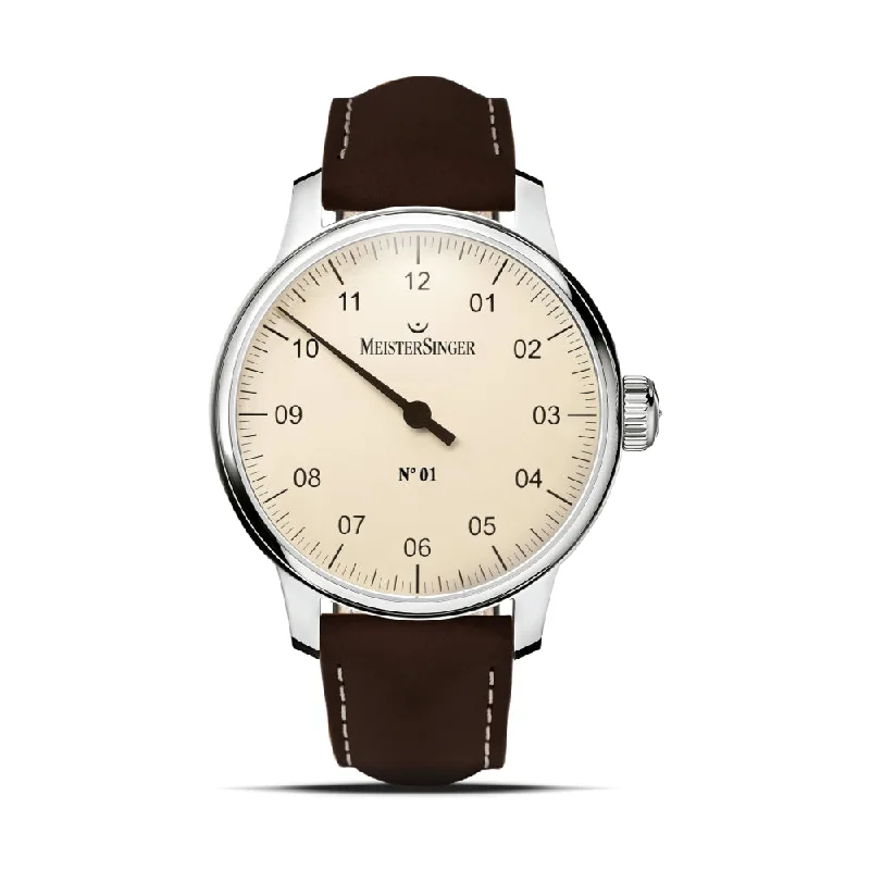 men's digital watches with special edition display -N°01 - Ivory Dial