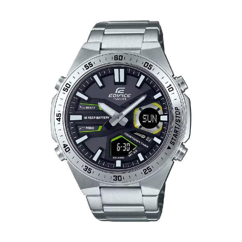 men's Cartier with nylon straps -CASIO EDIFICE EFV-C110D-1A3VDF ANALOG DIGITAL MEN WATCH men's Cartier with nylon straps -CASIO EDIFICE EFV-C110D-1A3VDF ANALOG DIGITAL MEN WATCH