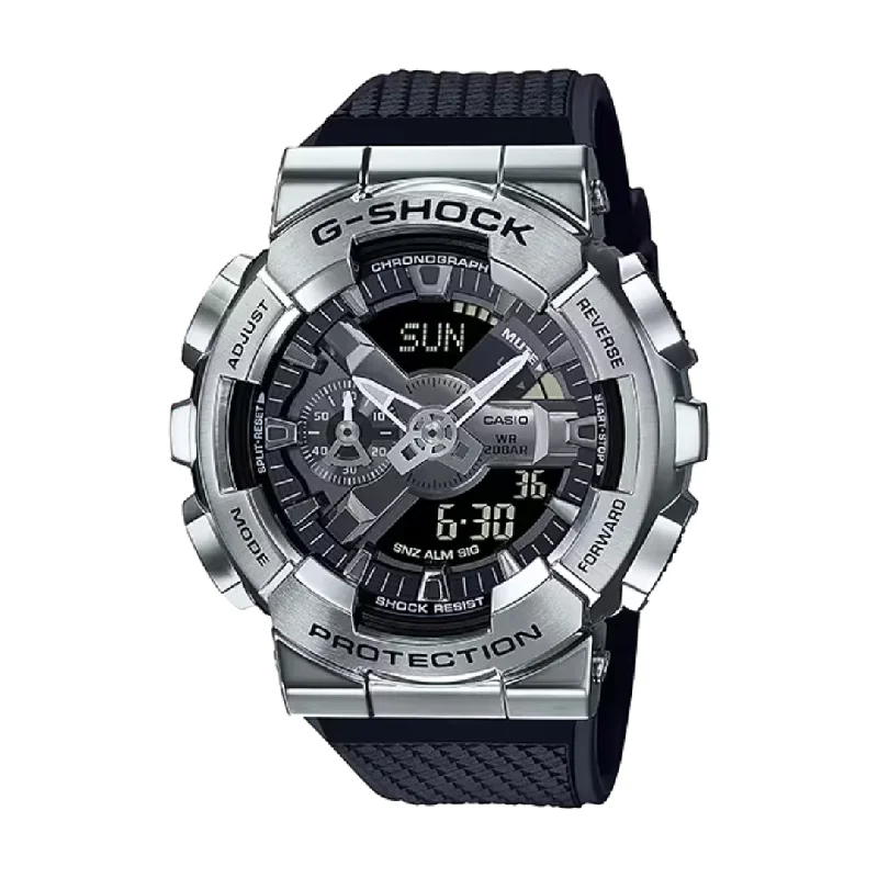 men's Cartier date magnifier design watches -CASIO G-SHOCK GM-110-1ADR STANDARD ANALOG DIGITAL SILVER WATCH men's Cartier date magnifier design watches -CASIO G-SHOCK GM-110-1ADR STANDARD ANALOG DIGITAL SILVER WATCH