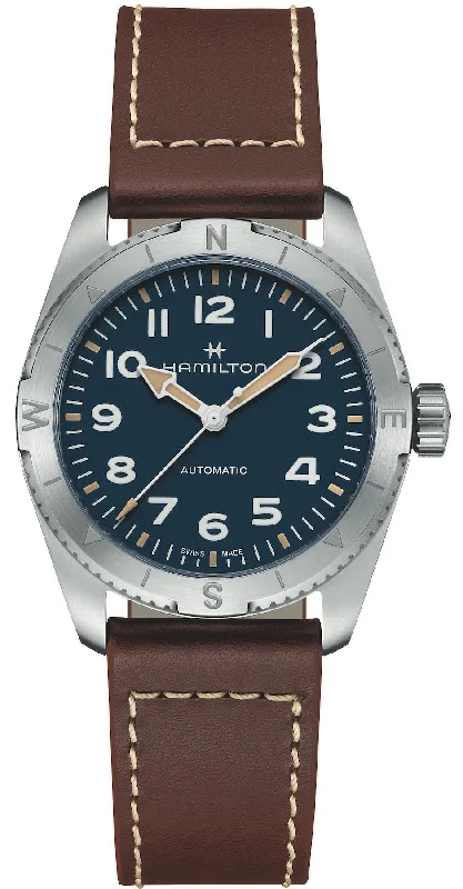 men's mechanical watches with flat design -Hamilton Khaki Field Expedition 37mm