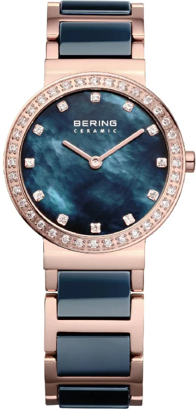 women's Bering with polyurethane straps -Bering Watch Ceramic Ladies