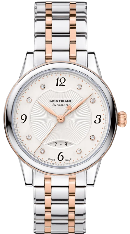 women's mechanical watches with luminescent design -Montblanc Watch Boheme Automatic Date
