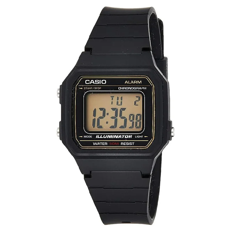 Unisex Summer Style Watches-Casio Watch Chronograph Digital Brown W-217H-9AVDF