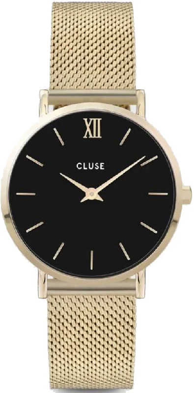 women's mechanical watches with automatic display -Cluse Minuit Ladies