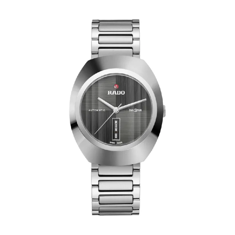 men's pilot watches with alarm design -DiaStar Original Grey Dial