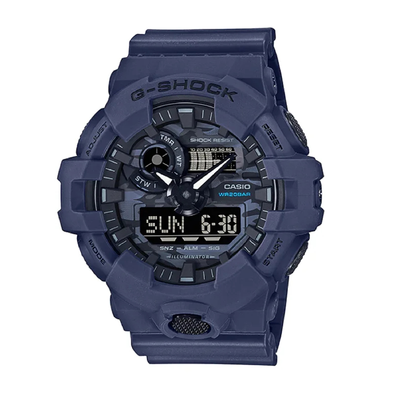 men's Cartier sporty design watches -CASIO G-SHOCK GA-700CA-2ADR SPECIAL COLOUR MODELS BLUE WATCH men's Cartier sporty design watches -CASIO G-SHOCK GA-700CA-2ADR SPECIAL COLOUR MODELS BLUE WATCH