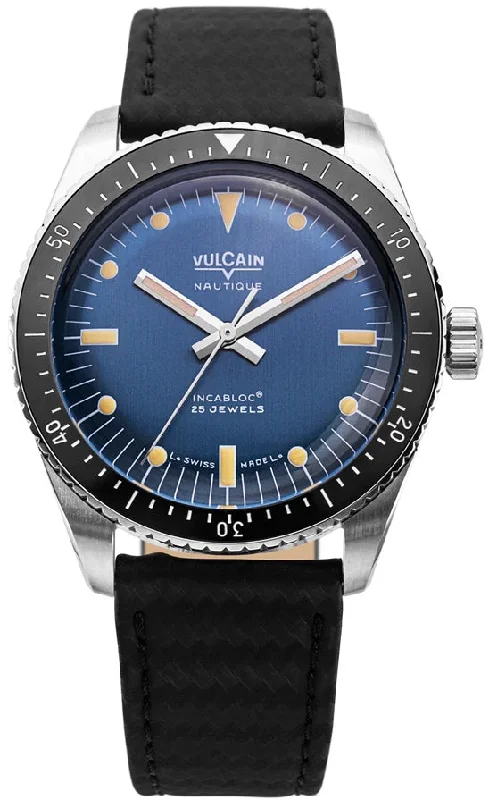 men's ISO certified dive watches -Vulcain Skindiver Blue
