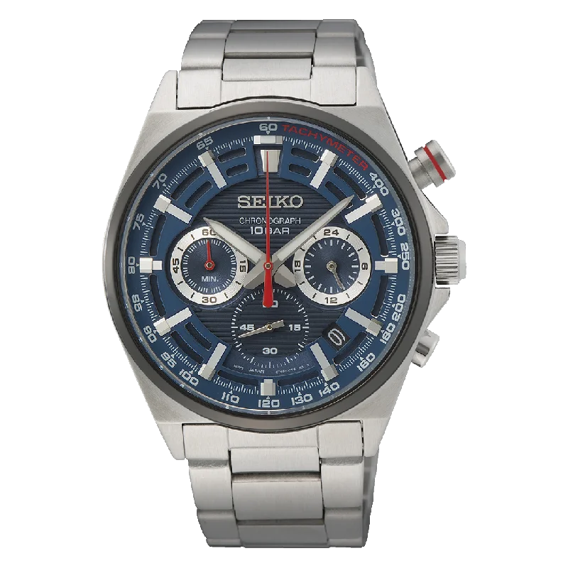 men's digital watches with perpetual calendar -SEIKO SSB407P1 QUARTZ CHRONOGRAPH MEN WATCH