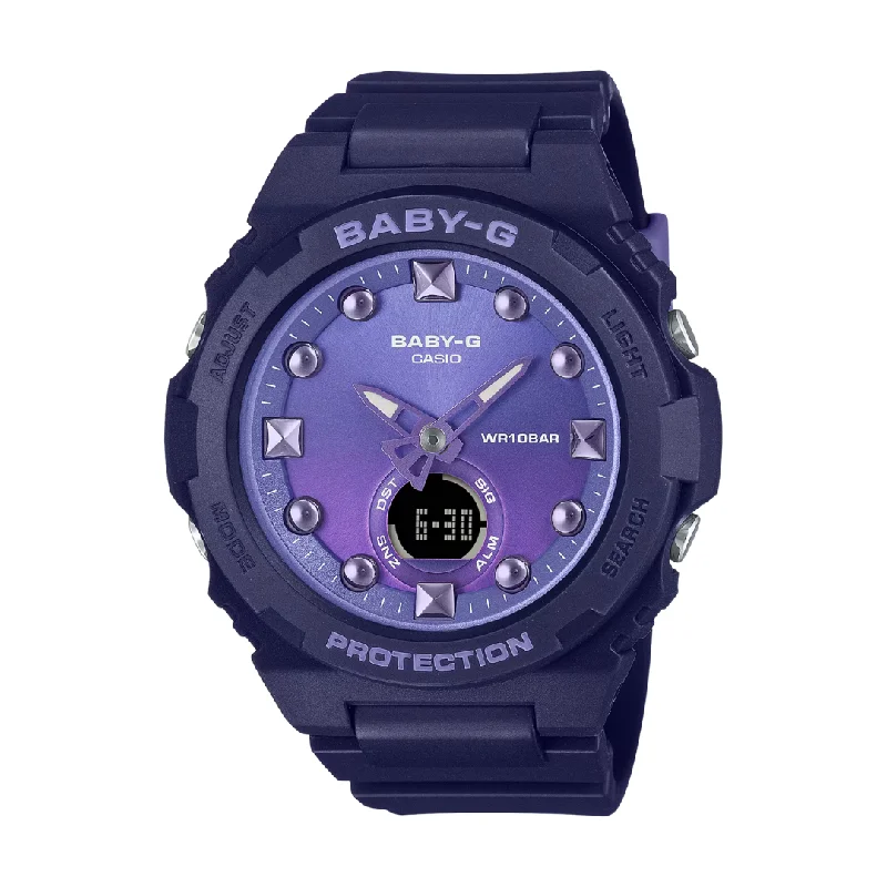 women's Casio with NATO straps -CASIO BABY-G BGA-320-2ADR PLAYFUL COLOR WOMEN WATCH women's Casio with NATO straps -CASIO BABY-G BGA-320-2ADR PLAYFUL COLOR WOMEN WATCH
