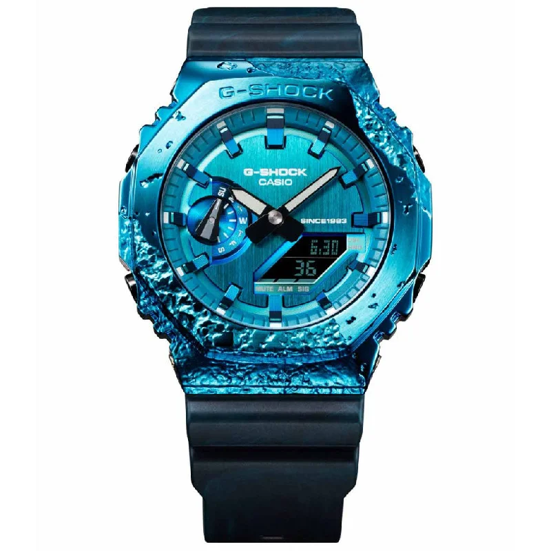 Unisex Luxury Design Watches-Casio G-Shock 40th Anniversary Adventurer's Stone Men's Blue Watch GM-2140GEM-2AER Unisex Luxury Design Watches-Casio G-Shock 40th Anniversary Adventurer's Stone Men's Blue Watch GM-2140GEM-2AER
