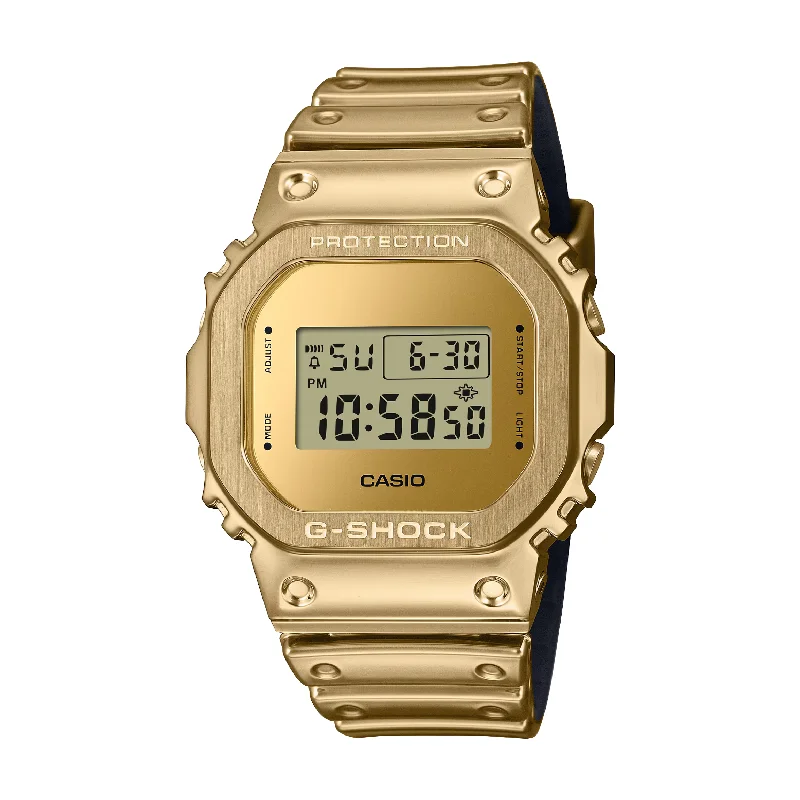 men's Cartier kinetic design watches -CASIO G-SHOCK G-STEEL GM-5600YMG-9DR FINE METALLIC DIGITAL GOLD WATCH