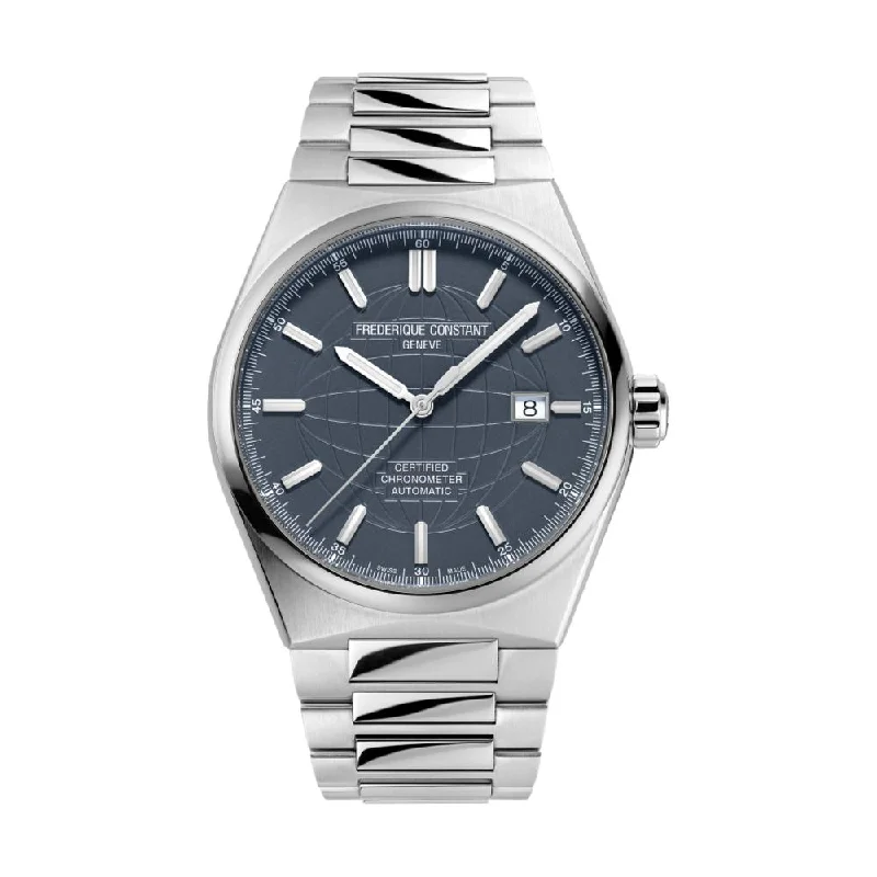 men's dive watches with hand-wound movement -HIGHLIFE AUTOMATIC COSC MATTE BLUE DIAL men's dive watches with hand-wound movement -HIGHLIFE AUTOMATIC COSC MATTE BLUE DIAL
