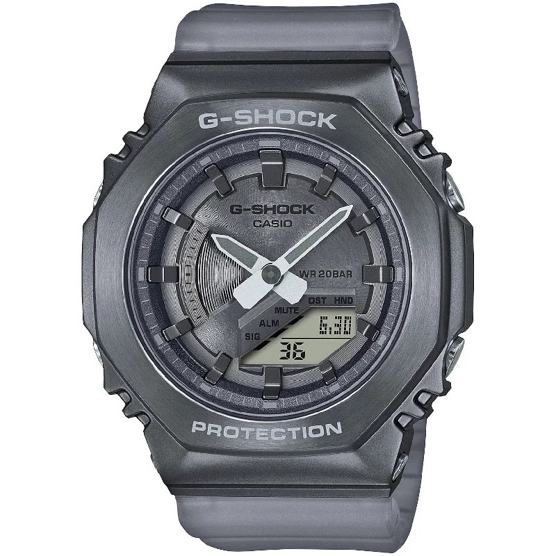 men's skeletonized watches with minimalist design -G-Shock GMS2100 Midnight Fog Gray Limited Edition men's skeletonized watches with minimalist design -G-Shock GMS2100 Midnight Fog Gray Limited Edition