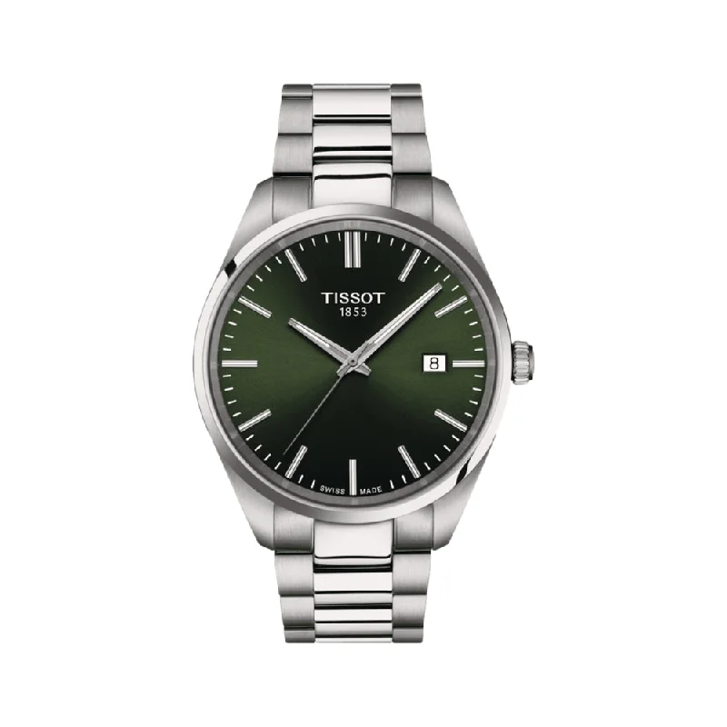 moonphase-complication dress-PR 100 Green Dial, 40 mm