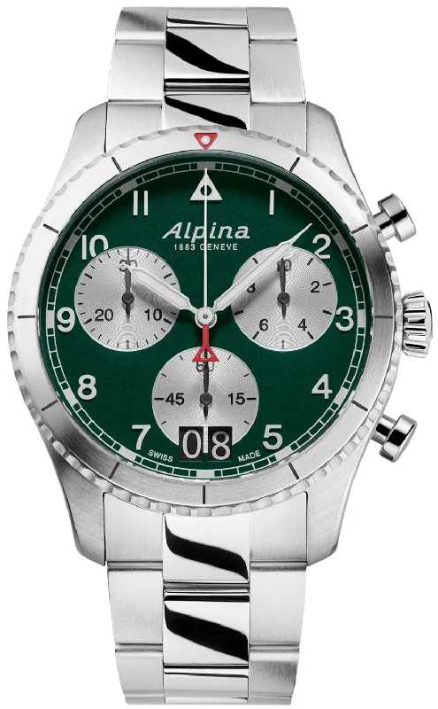 men's chronograph watches with commemorative edition design -Alpina Startimer Pilot Automatic Chronograph Big Date men's chronograph watches with commemorative edition design -Alpina Startimer Pilot Automatic Chronograph Big Date