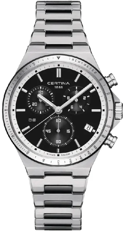 men's chronograph watches with chime design -Certina DS-7 Chronograph