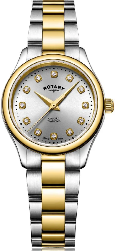 women's Rotary with leather straps -Rotary Watch Oxford Ladies