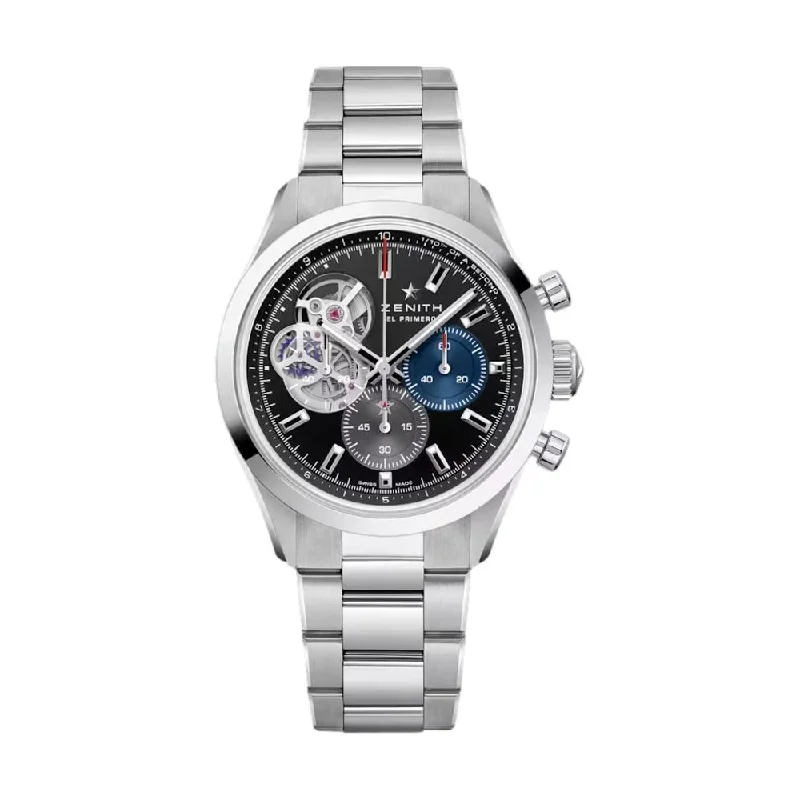 men's digital watches with C3 SuperLuminova style design -Chronomaster Open - Black