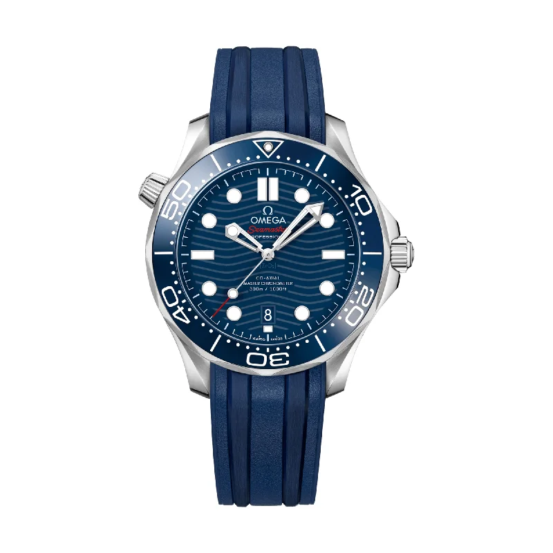 briefcase-coordinated dress-Seamaster Diver 300M Co-Axial Master Chronometer 42mm - Blue on Rubber Strap briefcase-coordinated dress-Seamaster Diver 300M Co-Axial Master Chronometer 42mm - Blue on Rubber Strap
