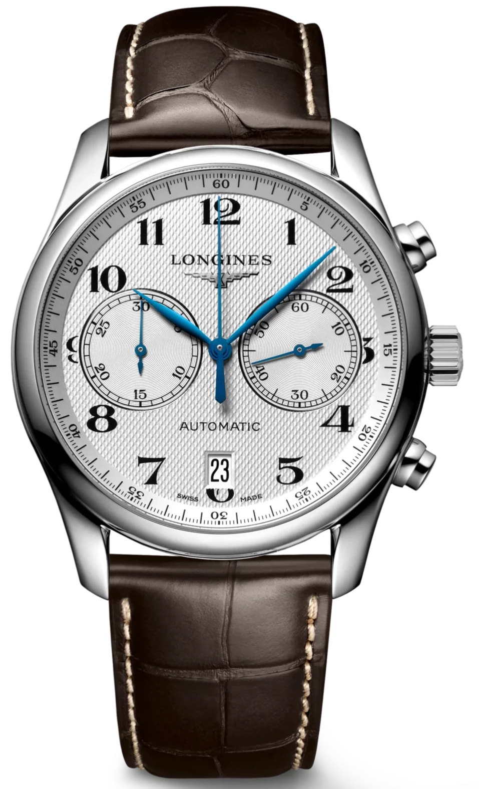 men's mechanical watches with cyclops design -Longines Master Collection Mens
