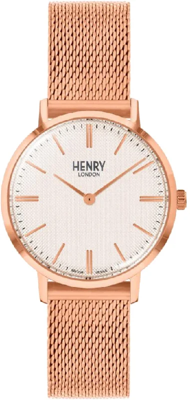 women's mechanical watches with dual time zone design -Henry London Watch Regency