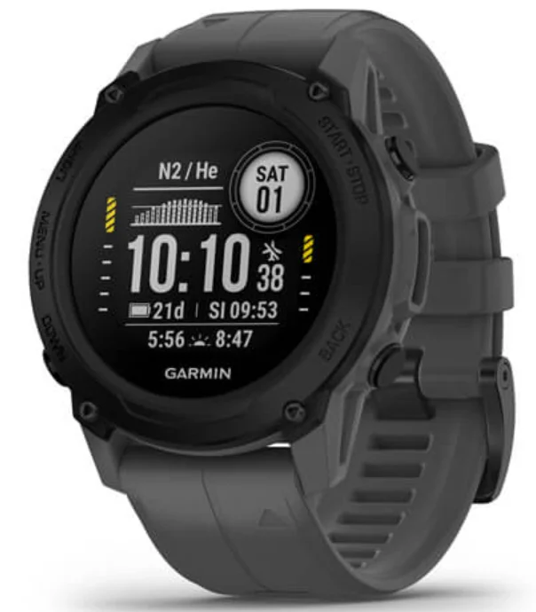 Mens Smart Watches World Time Display-Garmin Descent G1 Slate Grey
