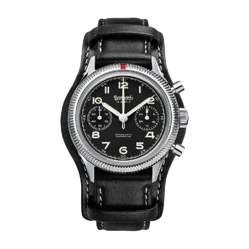 men's chronograph watches with compass function -HANHART 417 ES 1954 H701.210-7010 CHRONOGRAPH LEATHER MEN WATCH men's chronograph watches with compass function -HANHART 417 ES 1954 H701.210-7010 CHRONOGRAPH LEATHER MEN WATCH