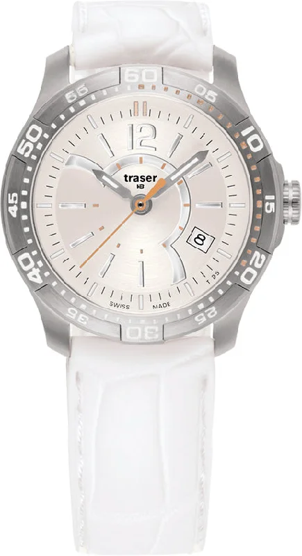 women's mechanical watches with C3 SuperLuminova design -Traser H3 Watch T73 Ladytime Silver