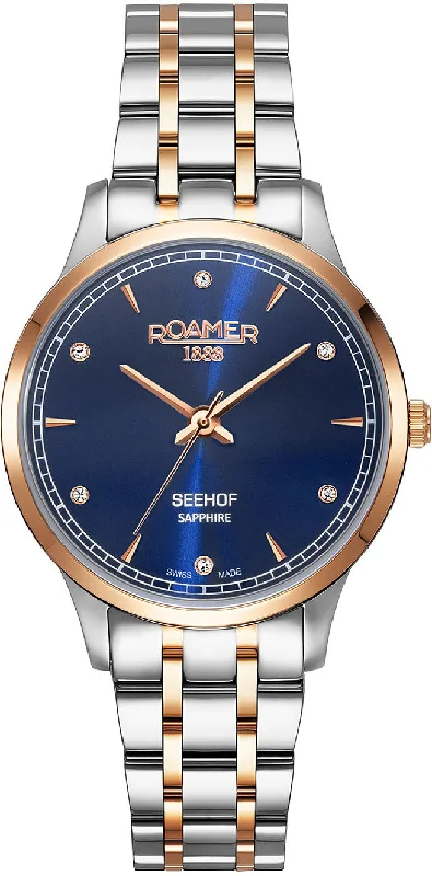 women's mechanical watches with vibration alert display function -Roamer Watch Seehof Ladies women's mechanical watches with vibration alert display function -Roamer Watch Seehof Ladies