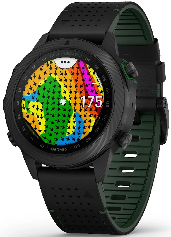Smart Watches for Mens Android Compatible-Garmin MARQ Golfer Gen 2 Carbon Smartwatch