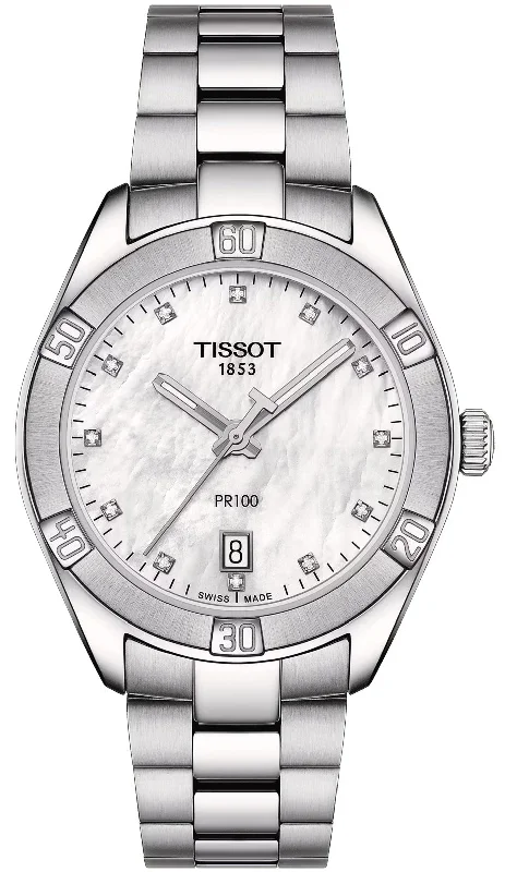 women's Tissot for formal events -Tissot PR 100 Sport Chic