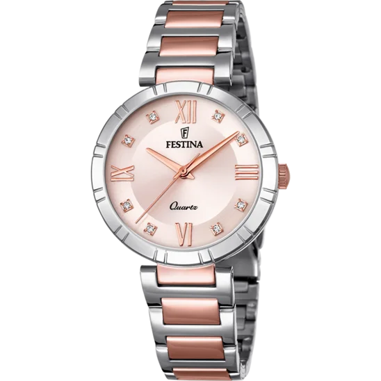 women's mechanical watches with backlight design -Festina Mademoiselle Ladies