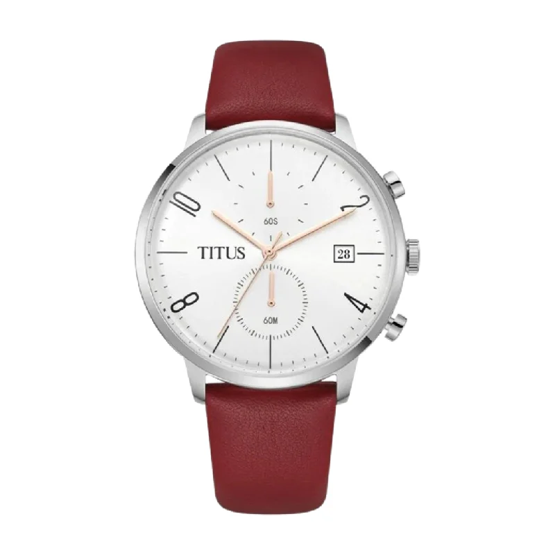 men's digital watches with dual time zone style design -SOLVIL ET TITUS INTERLUDE W06-03106-002 MULTI-FUNCTION QUARTZ MEN WATCH