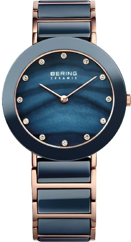 women's Bering with nylon straps -Bering Watch Ceramic Ladies D