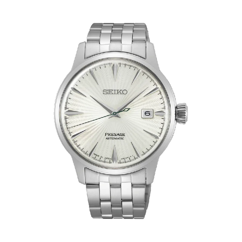 men's Seiko convex design watches -SEIKO PRESAGE SRPG23J1 COCKTAIL TIME "THE MARTINI" AUTOMATIC MEN WATCH men's Seiko convex design watches -SEIKO PRESAGE SRPG23J1 COCKTAIL TIME "THE MARTINI" AUTOMATIC MEN WATCH