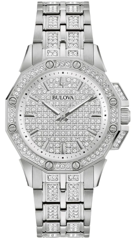 women's Bulova chime watches -Bulova Crystal Octava Ladies