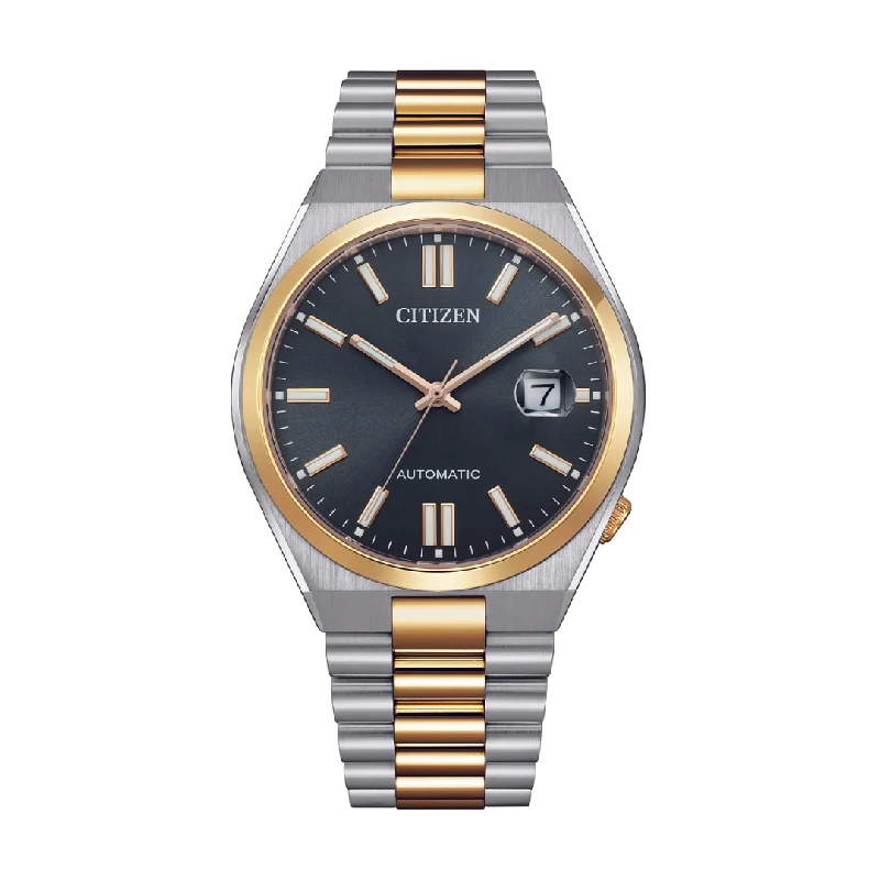 men's mechanical watches with metal style straps -CITIZEN NJ0154-80H MECHANICAL MEN WATCH