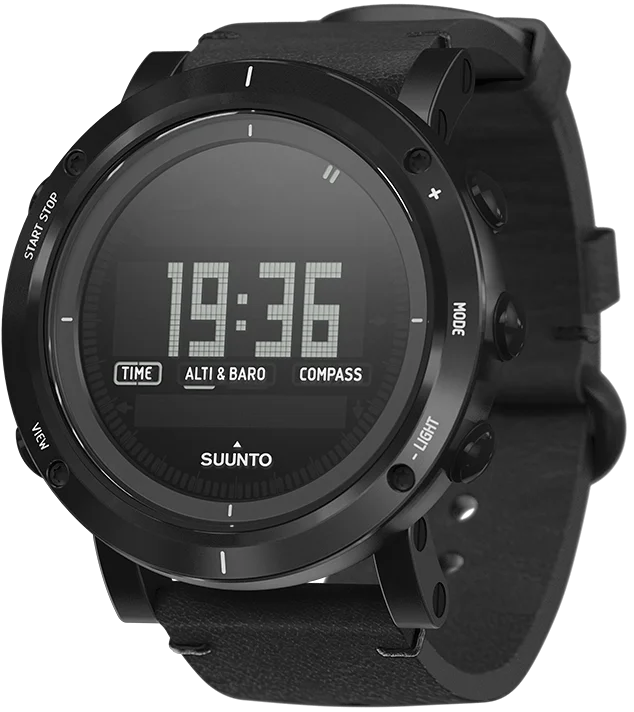 Mens Smart Watches Weather Alerts-Suunto Watch Essential Carbon D