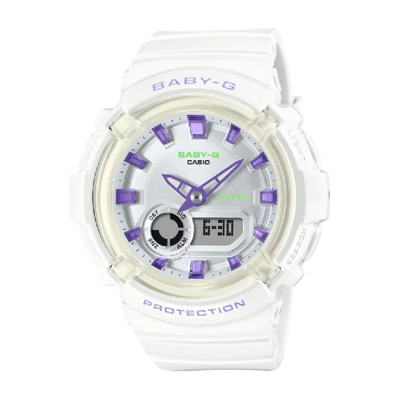 women's Casio with quick-release straps -CASIO BABY-G BGA-280DN-7ADR ANALOG-DIGITAL WHITE WATCH women's Casio with quick-release straps -CASIO BABY-G BGA-280DN-7ADR ANALOG-DIGITAL WHITE WATCH